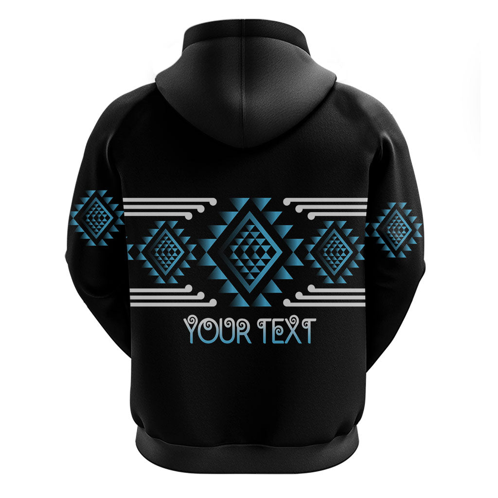 Aotearoa Atua Ranginui Personalised Zip Hoodie Maori Sky Father Taniko Motifs
