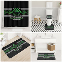 Aotearoa Atua Papatuanuku Bathroom Set Maori Earth Mother Taniko Motifs