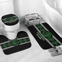 Aotearoa Atua Papatuanuku Bathroom Set Maori Earth Mother Taniko Motifs