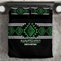 Aotearoa Atua Papatuanuku Bedding Set Maori Earth Mother Taniko Motifs