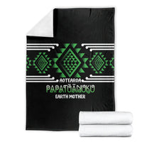 Aotearoa Atua Papatuanuku Blanket Maori Earth Mother Taniko Motifs