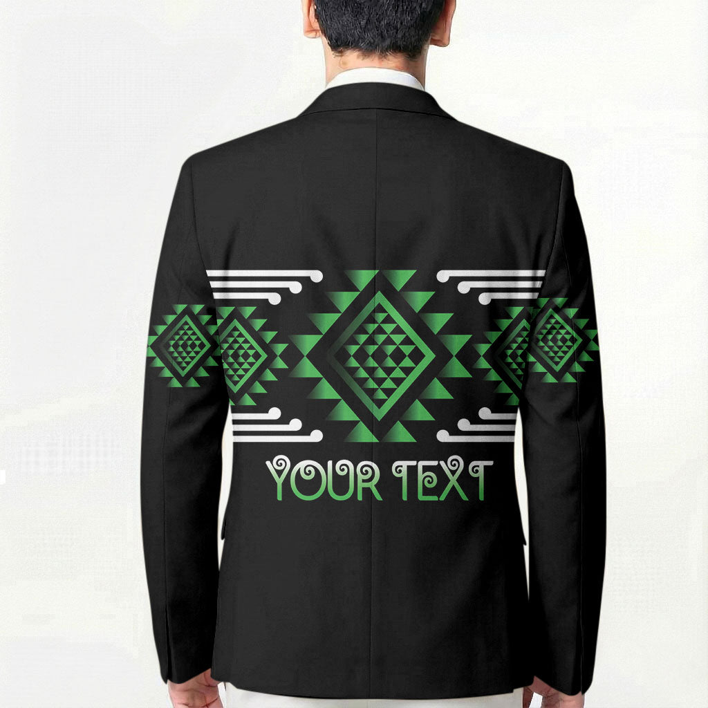 Aotearoa Atua Papatuanuku Personalised Blazer Maori Earth Mother Taniko Motifs