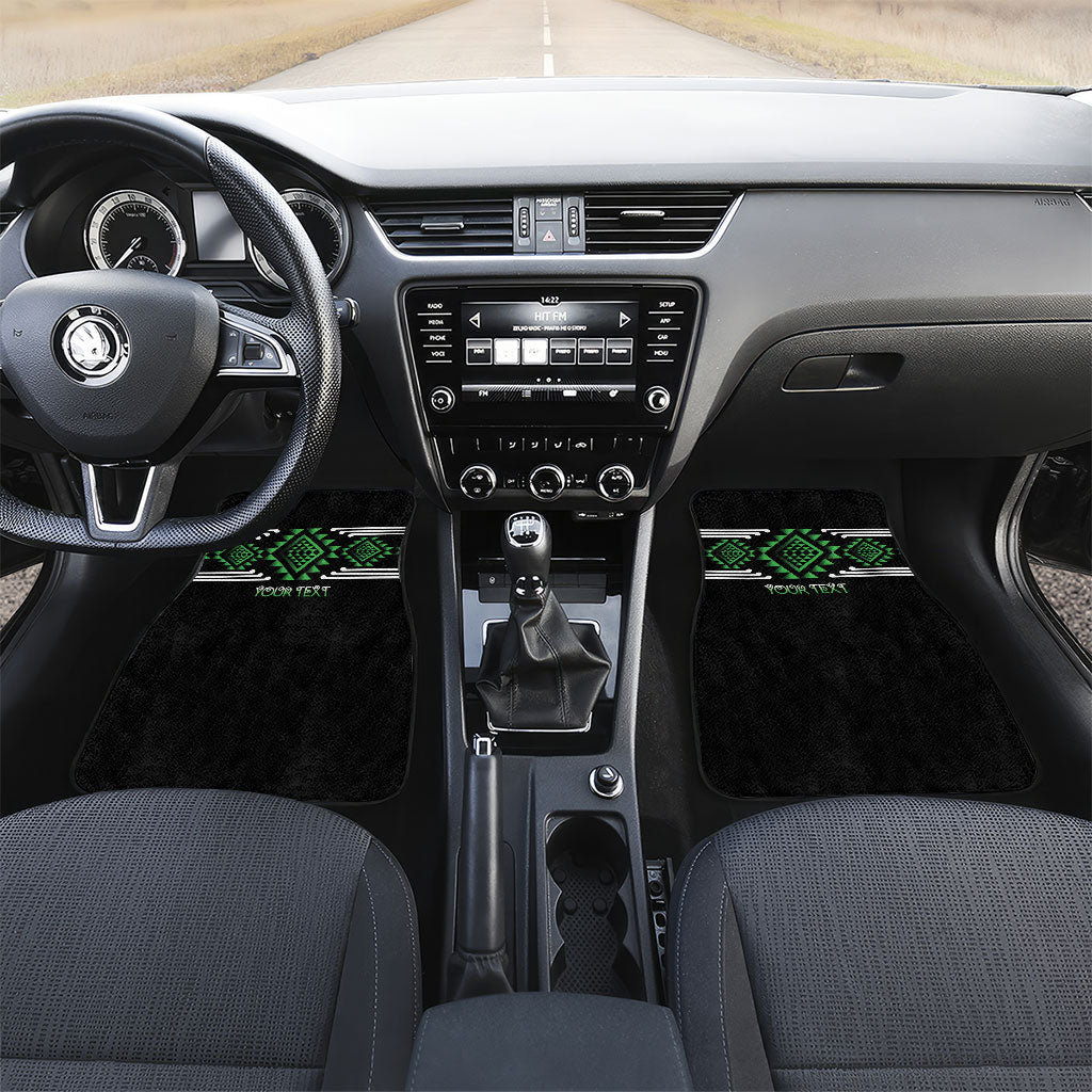 Aotearoa Atua Papatuanuku Personalised Car Mats Maori Earth Mother Taniko Motifs