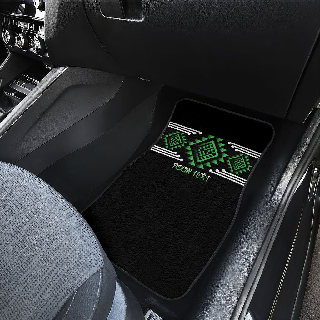 Aotearoa Atua Papatuanuku Personalised Car Mats Maori Earth Mother Taniko Motifs