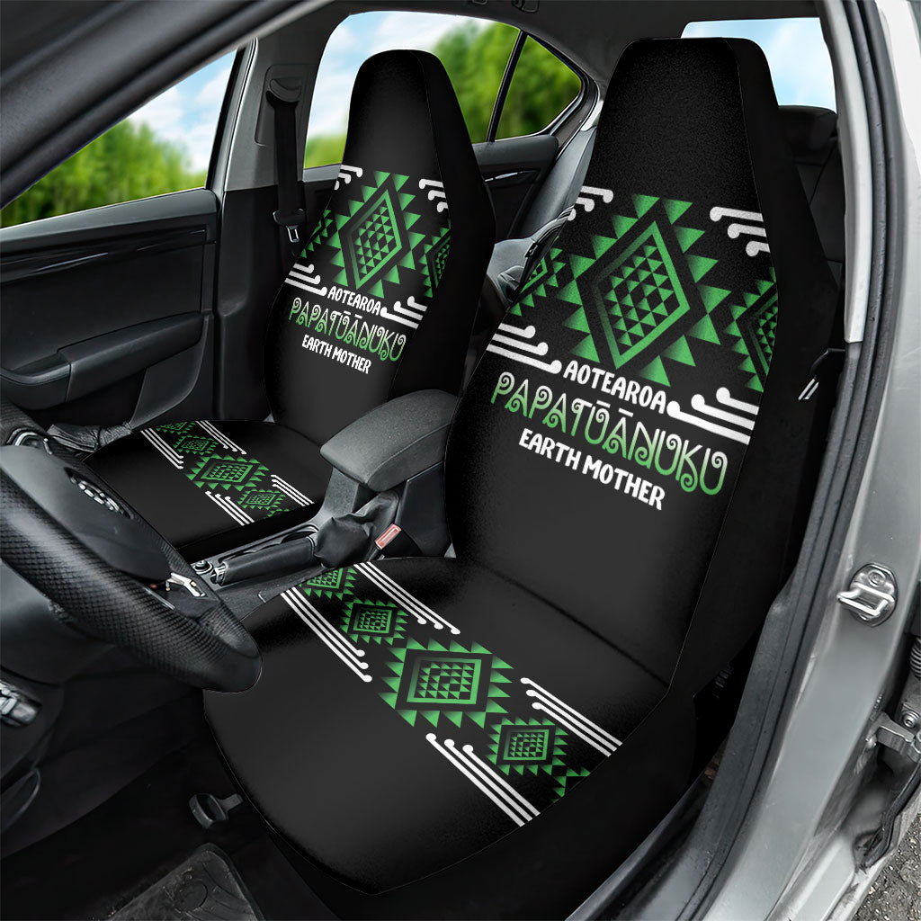 Aotearoa Atua Papatuanuku Car Seat Cover Maori Earth Mother Taniko Motifs