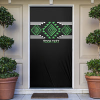 Aotearoa Atua Papatuanuku Personalised Door Cover Maori Earth Mother Taniko Motifs