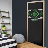 Aotearoa Atua Papatuanuku Personalised Door Cover Maori Earth Mother Taniko Motifs