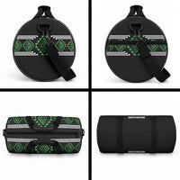 Aotearoa Atua Papatuanuku Duffle Bag Maori Earth Mother Taniko Motifs