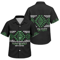 Aotearoa Atua Papatuanuku Personalised Family Matching Tank Maxi Dress and Hawaiian Shirt Maori Earth Mother Taniko Motifs