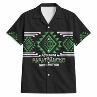 Aotearoa Atua Papatuanuku Personalised Hawaiian Shirt Maori Earth Mother Taniko Motifs