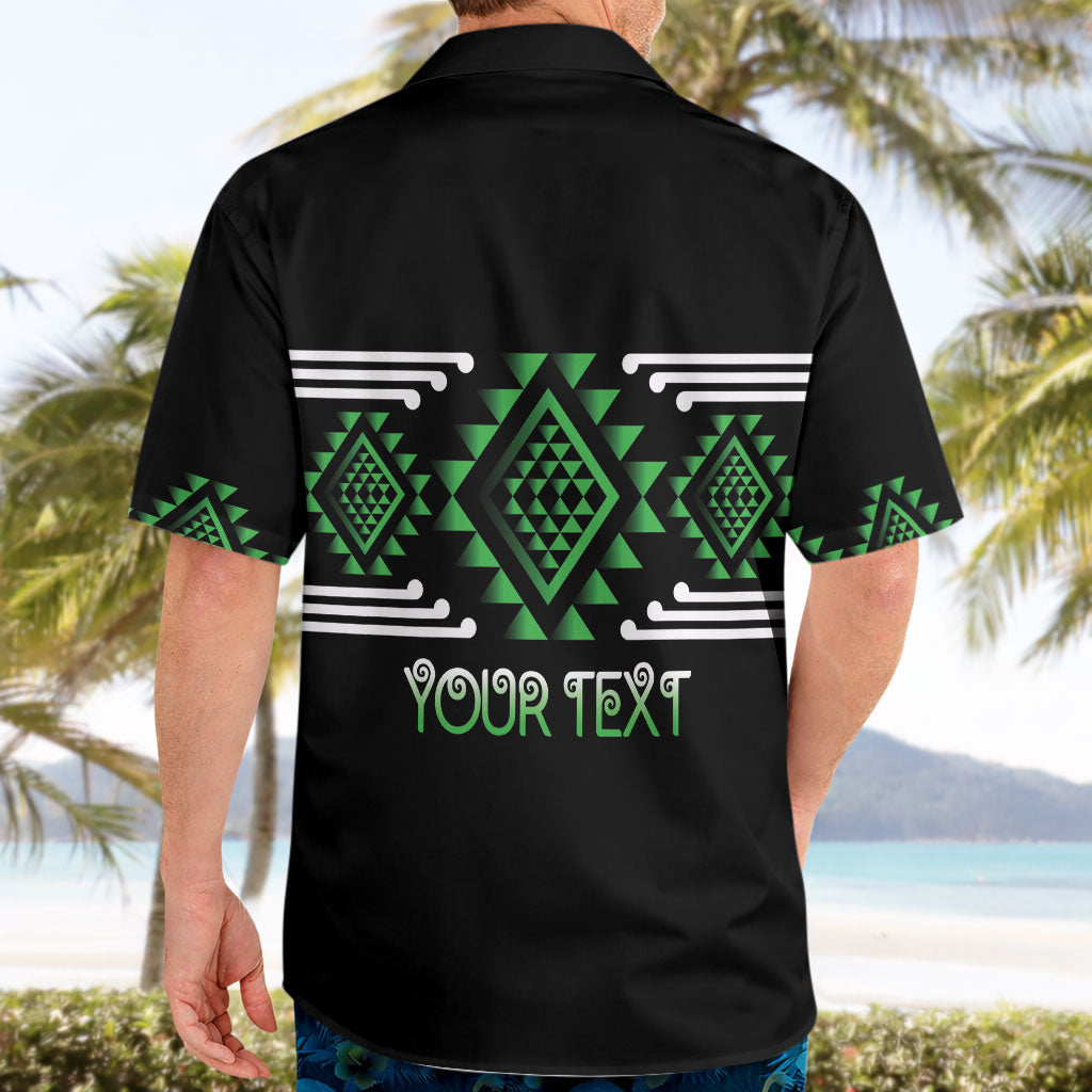 Aotearoa Atua Papatuanuku Personalised Hawaiian Shirt Maori Earth Mother Taniko Motifs