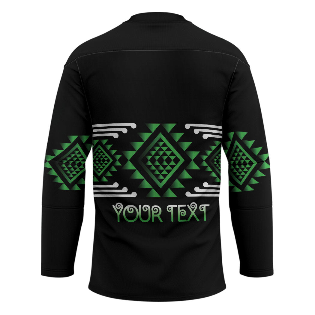 Aotearoa Atua Papatuanuku Personalised Hockey Jersey Maori Earth Mother Taniko Motifs