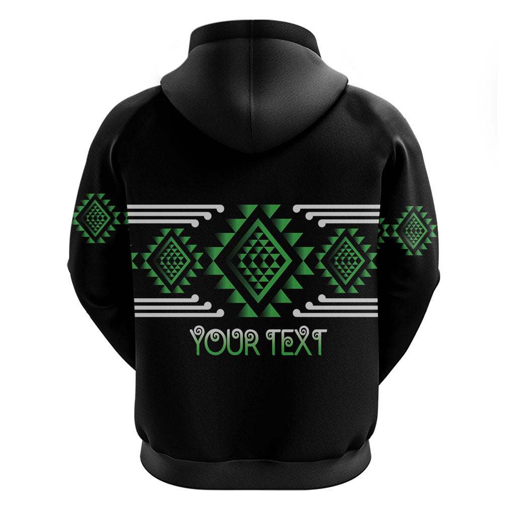Aotearoa Atua Papatuanuku Personalised Hoodie Maori Earth Mother Taniko Motifs