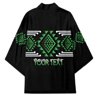 Aotearoa Atua Papatuanuku Personalised Kimono Maori Earth Mother Taniko Motifs