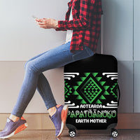 Aotearoa Atua Papatuanuku Luggage Cover Maori Earth Mother Taniko Motifs