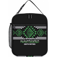 Aotearoa Atua Papatuanuku Lunch Bag Maori Earth Mother Taniko Motifs