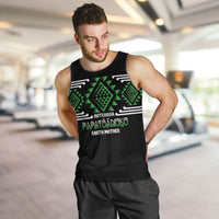 Aotearoa Atua Papatuanuku Personalised Men Tank Top Maori Earth Mother Taniko Motifs