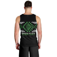 Aotearoa Atua Papatuanuku Personalised Men Tank Top Maori Earth Mother Taniko Motifs