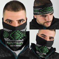 Aotearoa Atua Papatuanuku Neck Gaiter Maori Earth Mother Taniko Motifs