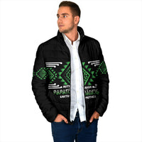 Aotearoa Atua Papatuanuku Personalised Padded Jacket Maori Earth Mother Taniko Motifs