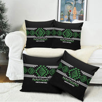 Aotearoa Atua Papatuanuku Pillow Cover Maori Earth Mother Taniko Motifs