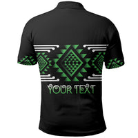 Aotearoa Atua Papatuanuku Personalised Polo Shirt Maori Earth Mother Taniko Motifs