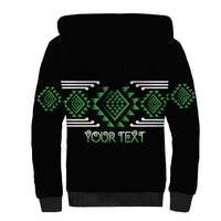 Aotearoa Atua Papatuanuku Personalised Sherpa Hoodie Maori Earth Mother Taniko Motifs