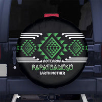 Aotearoa Atua Papatuanuku Spare Tire Cover Maori Earth Mother Taniko Motifs