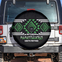 Aotearoa Atua Papatuanuku Spare Tire Cover Maori Earth Mother Taniko Motifs