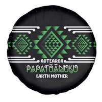 Aotearoa Atua Papatuanuku Spare Tire Cover Maori Earth Mother Taniko Motifs