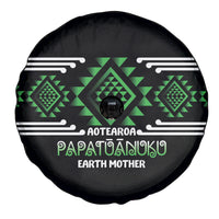 Aotearoa Atua Papatuanuku Spare Tire Cover Maori Earth Mother Taniko Motifs