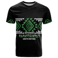 Aotearoa Atua Papatuanuku Personalised T Shirt Maori Earth Mother Taniko Motifs