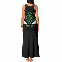 Aotearoa Atua Papatuanuku Personalised Tank Maxi Dress Maori Earth Mother Taniko Motifs