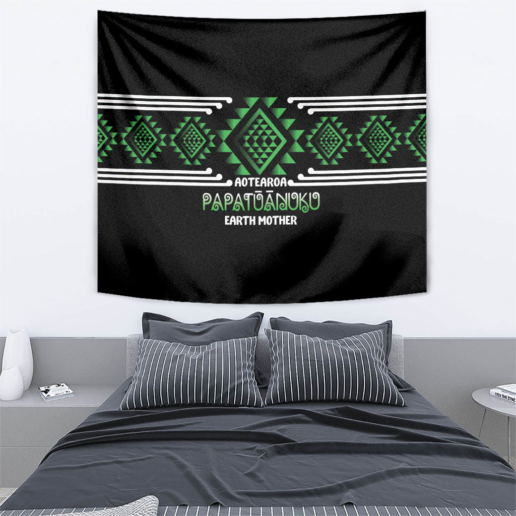Aotearoa Atua Papatuanuku Tapestry Maori Earth Mother Taniko Motifs