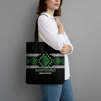 Aotearoa Atua Papatuanuku Tote Bag Maori Earth Mother Taniko Motifs