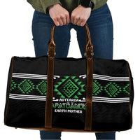 Aotearoa Atua Papatuanuku Travel Bag Maori Earth Mother Taniko Motifs