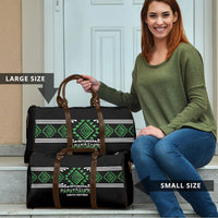 Aotearoa Atua Papatuanuku Travel Bag Maori Earth Mother Taniko Motifs