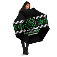Aotearoa Atua Papatuanuku Umbrella Maori Earth Mother Taniko Motifs