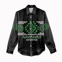 Aotearoa Atua Papatuanuku Personalised Women Casual Shirt Maori Earth Mother Taniko Motifs