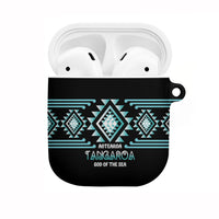 Aotearoa Atua Tangaroa AirPods Case Maori God Of The Sea Taniko Motifs