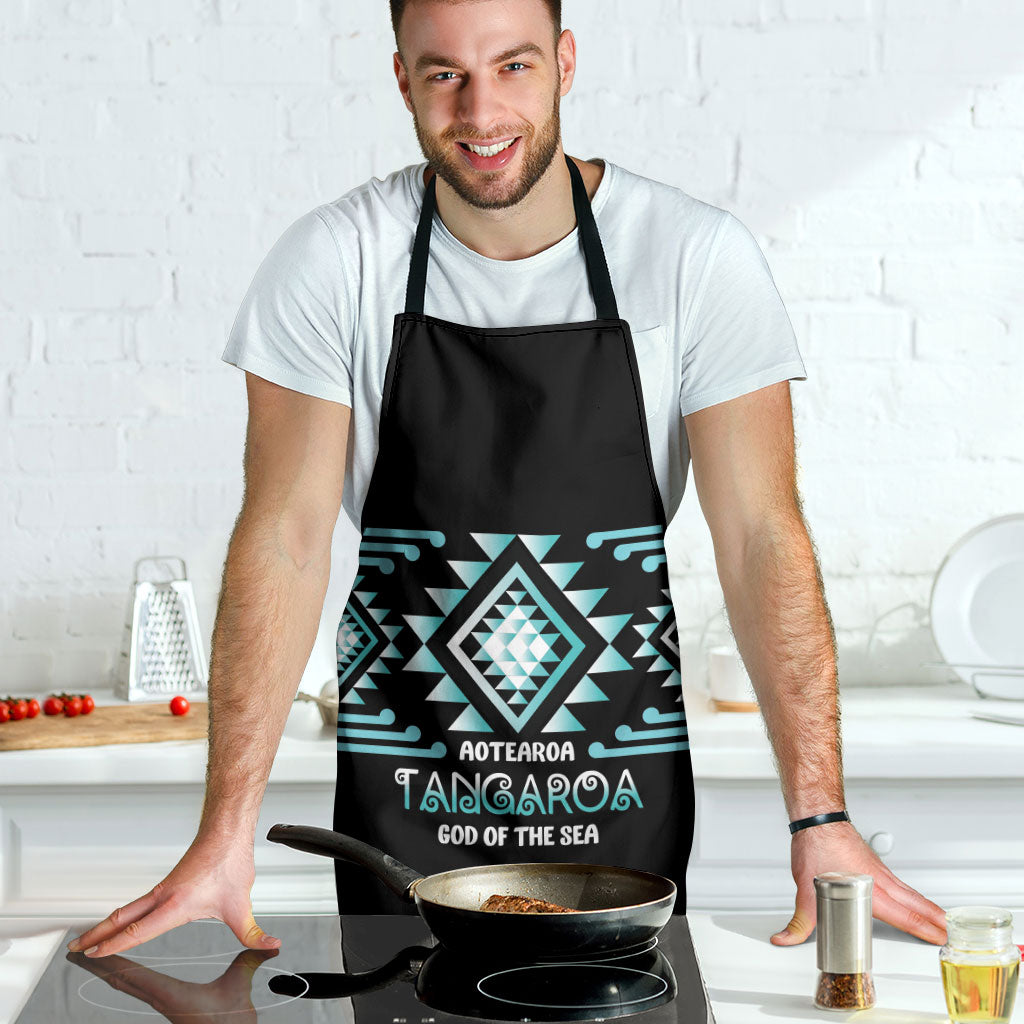 Aotearoa Atua Tangaroa Apron Maori God Of The Sea Taniko Motifs