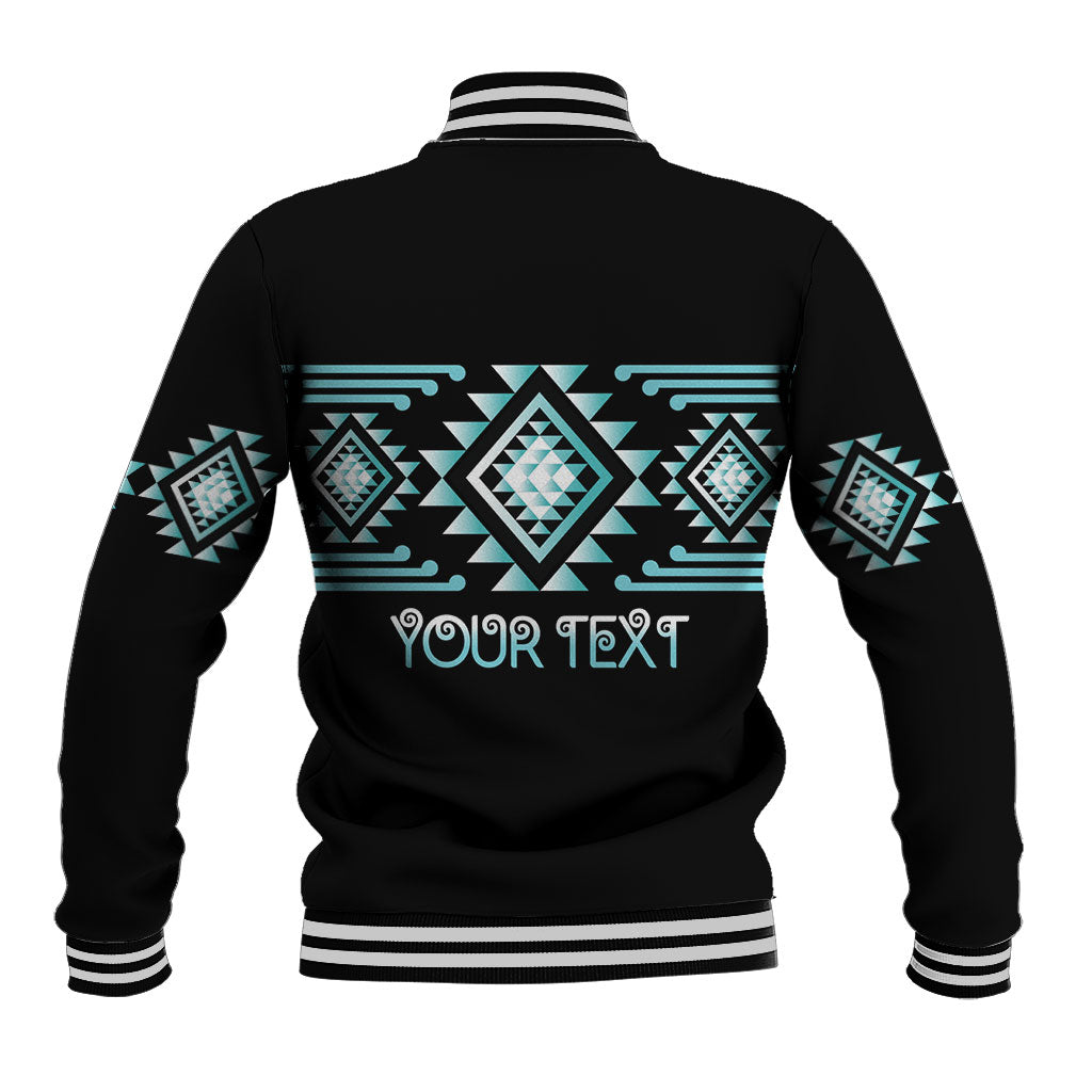 Aotearoa Atua Tangaroa Personalised Baseball Jacket Maori God Of The Sea Taniko Motifs