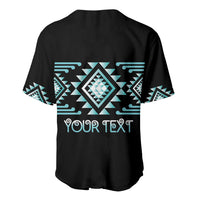 Aotearoa Atua Tangaroa Personalised Baseball Jersey Maori God Of The Sea Taniko Motifs