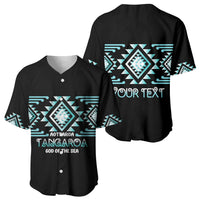 Aotearoa Atua Tangaroa Personalised Baseball Jersey Maori God Of The Sea Taniko Motifs