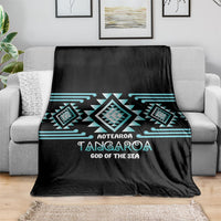 Aotearoa Atua Tangaroa Blanket Maori God Of The Sea Taniko Motifs