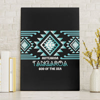 Aotearoa Atua Tangaroa Canvas Wall Art Maori God Of The Sea Taniko Motifs
