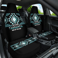 Aotearoa Atua Tangaroa Car Seat Cover Maori God Of The Sea Taniko Motifs