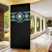 Aotearoa Atua Tangaroa Personalised Door Cover Maori God Of The Sea Taniko Motifs