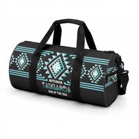 Aotearoa Atua Tangaroa Duffle Bag Maori God Of The Sea Taniko Motifs