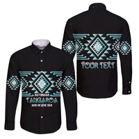 Aotearoa Atua Tangaroa Personalised Family Matching Long Sleeve Bodycon Dress and Hawaiian Shirt Maori God Of The Sea Taniko Motifs
